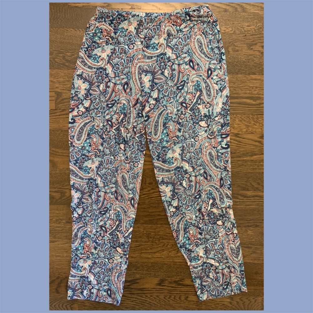 Paisley Soma Cool Nights Crop Pajama Pant, Size S